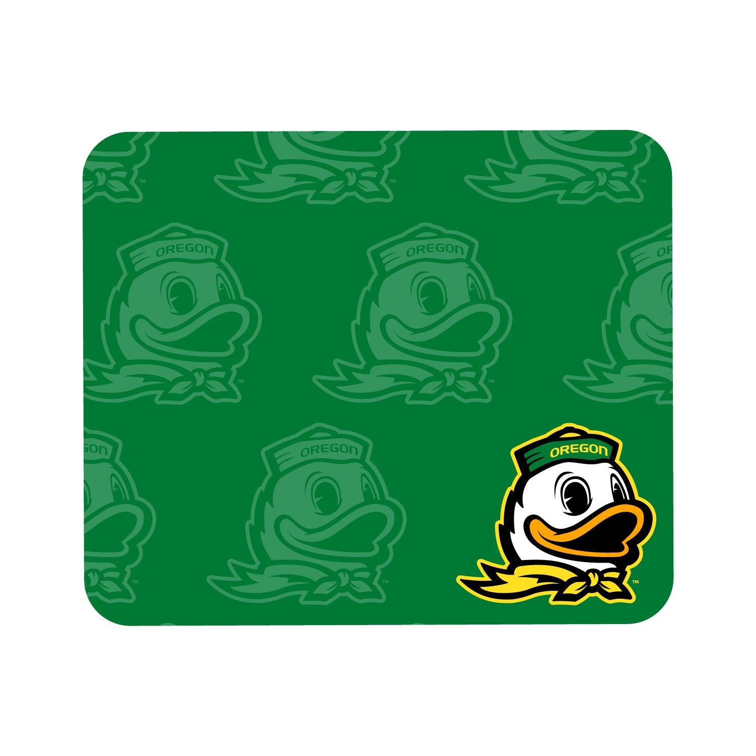 University of Oregon Mousepad, Mascot Repeat V1