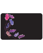 OTM Prints Black Mouse Pad, Dancing Feathers Purple
