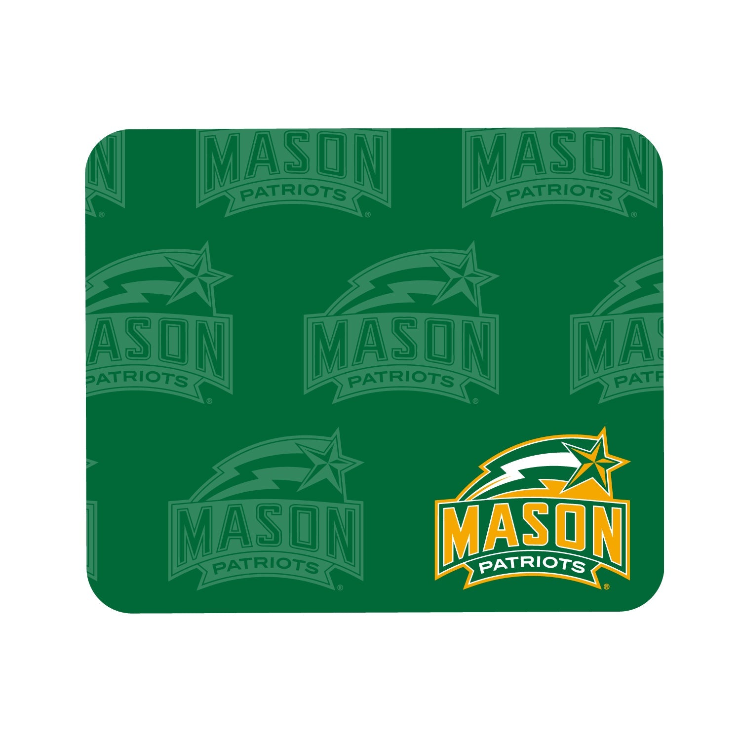 George Mason University Mousepad, Mascot Repeat V1