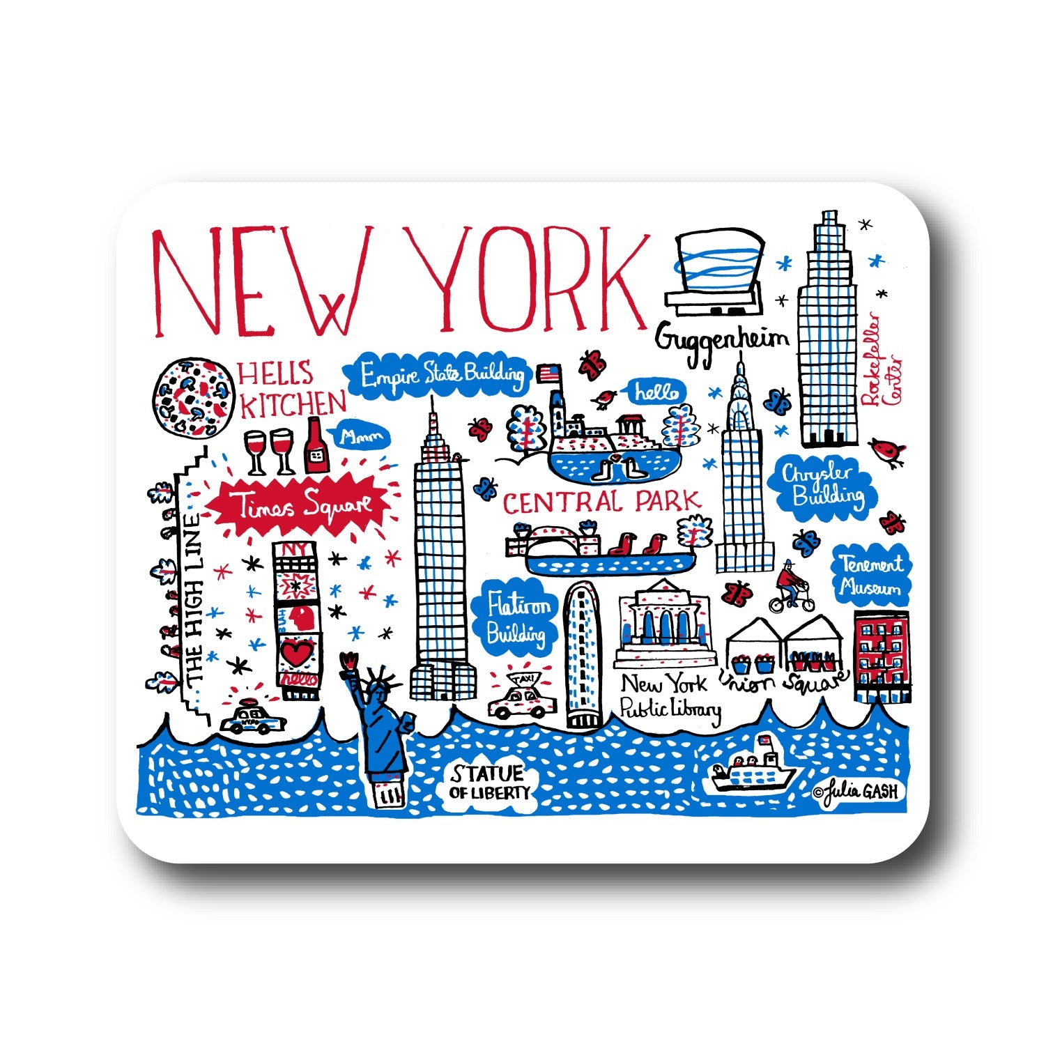 OTM Essentials Prints Series Mouse Pad, New York City