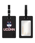 University of Connecticut Faux Leather Luggage Tag, Classic