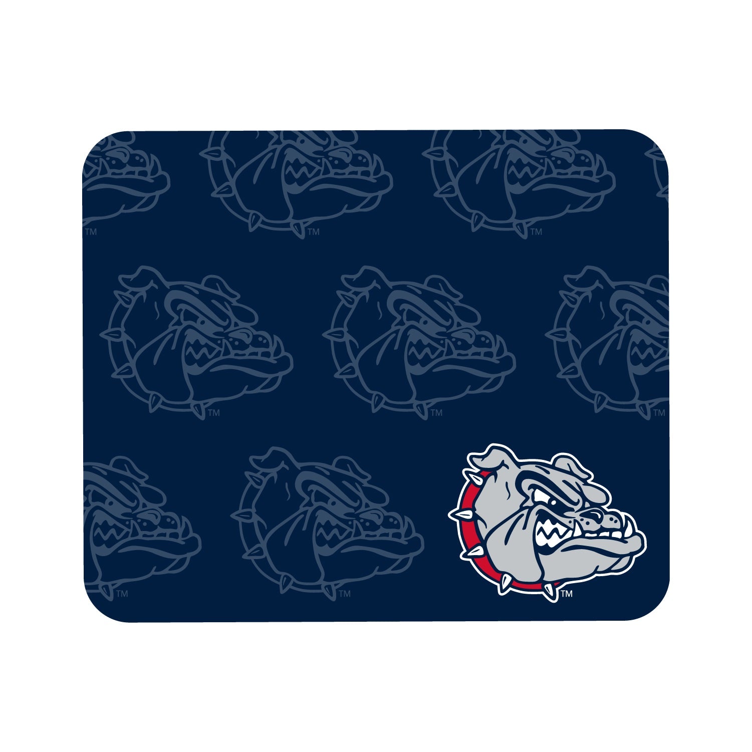 Gonzaga University Mousepad, Mascot Repeat V1