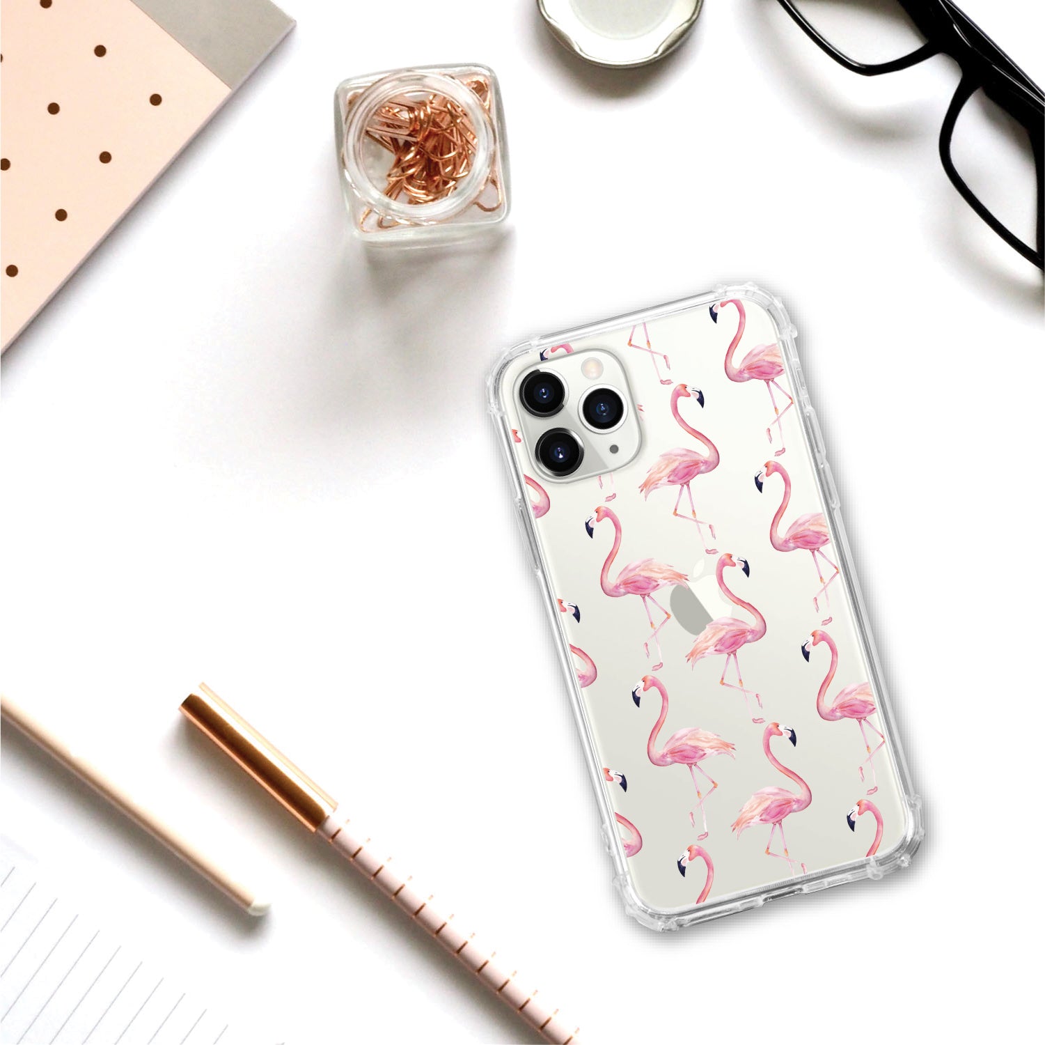 OTM Essentials | Flamingo All Over Phone Case