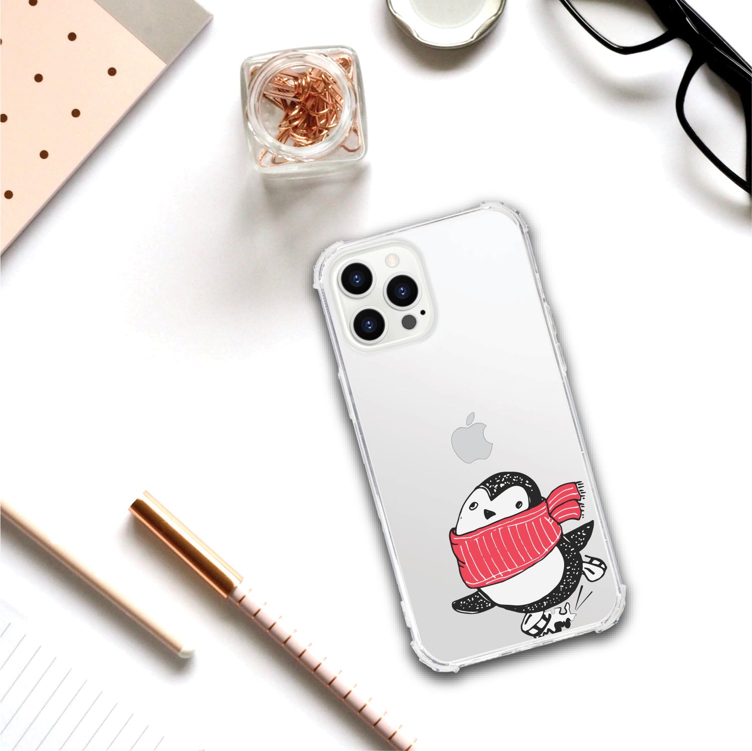 OTM Essentials | Skating Penguin Phone Case