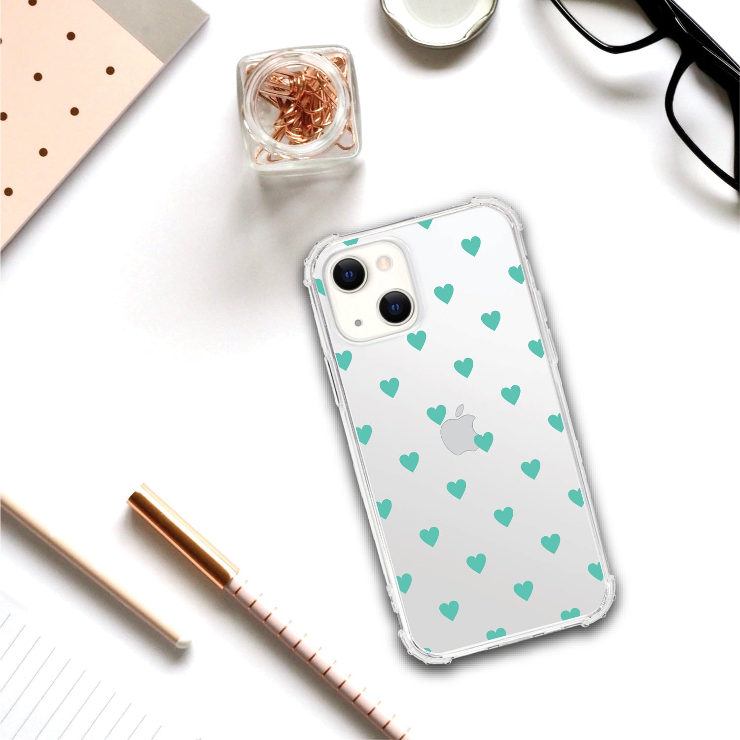 OTM Essentials | Dotty Hearts Phone Case