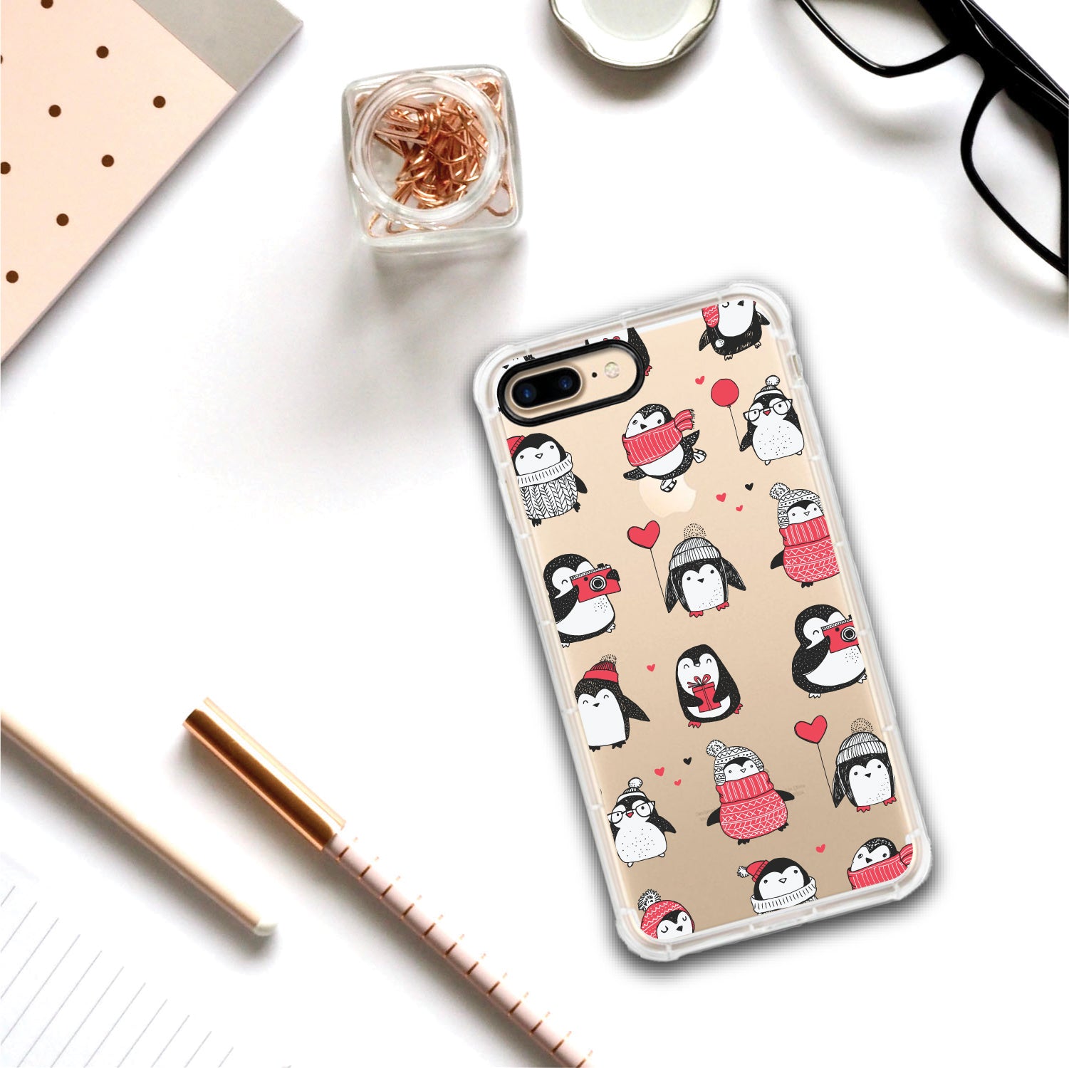 OTM Essentials | Playful Penguins Phone Case