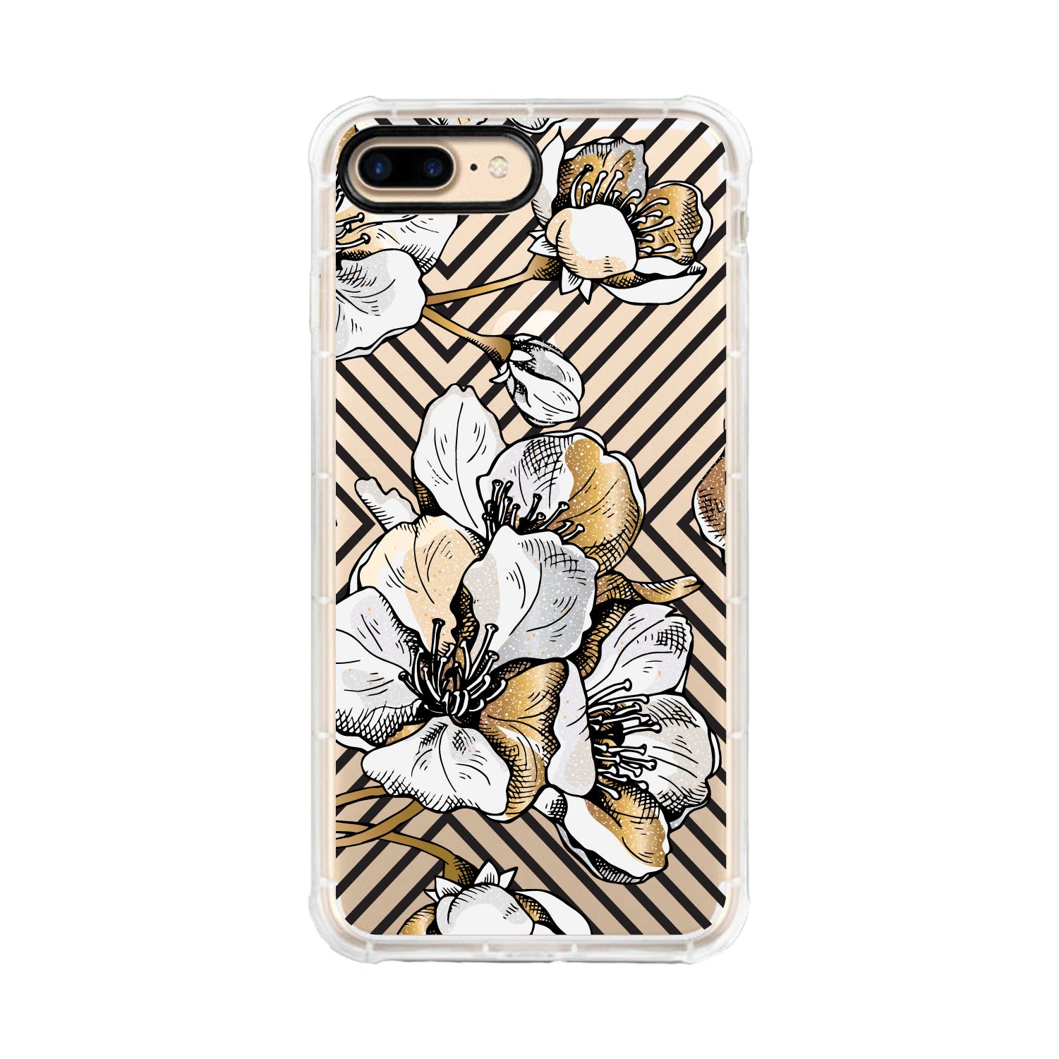 OTM Essentials | Cherry Blossoms Gold Phone Case