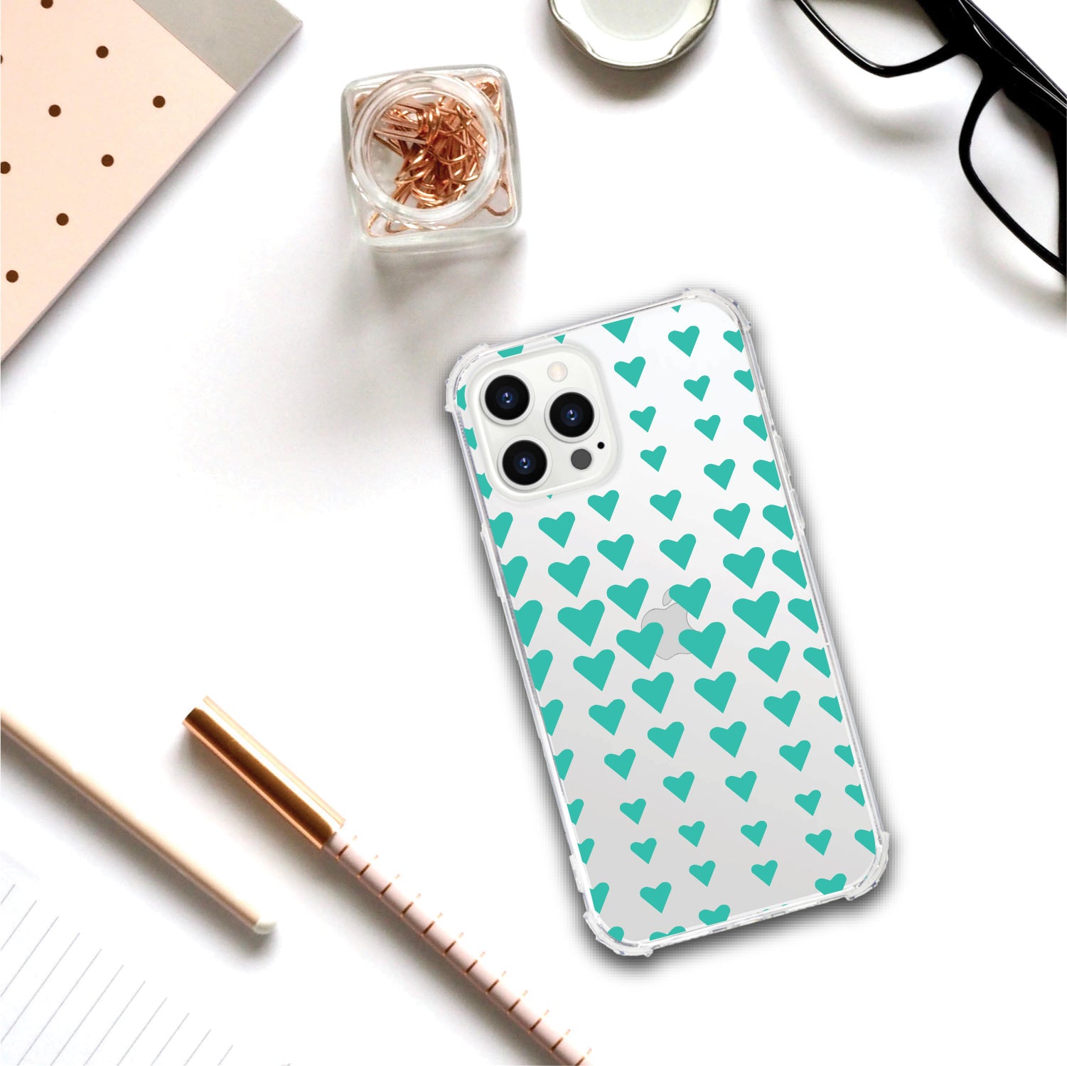 OTM Essentials | Falling Hearts Phone Case