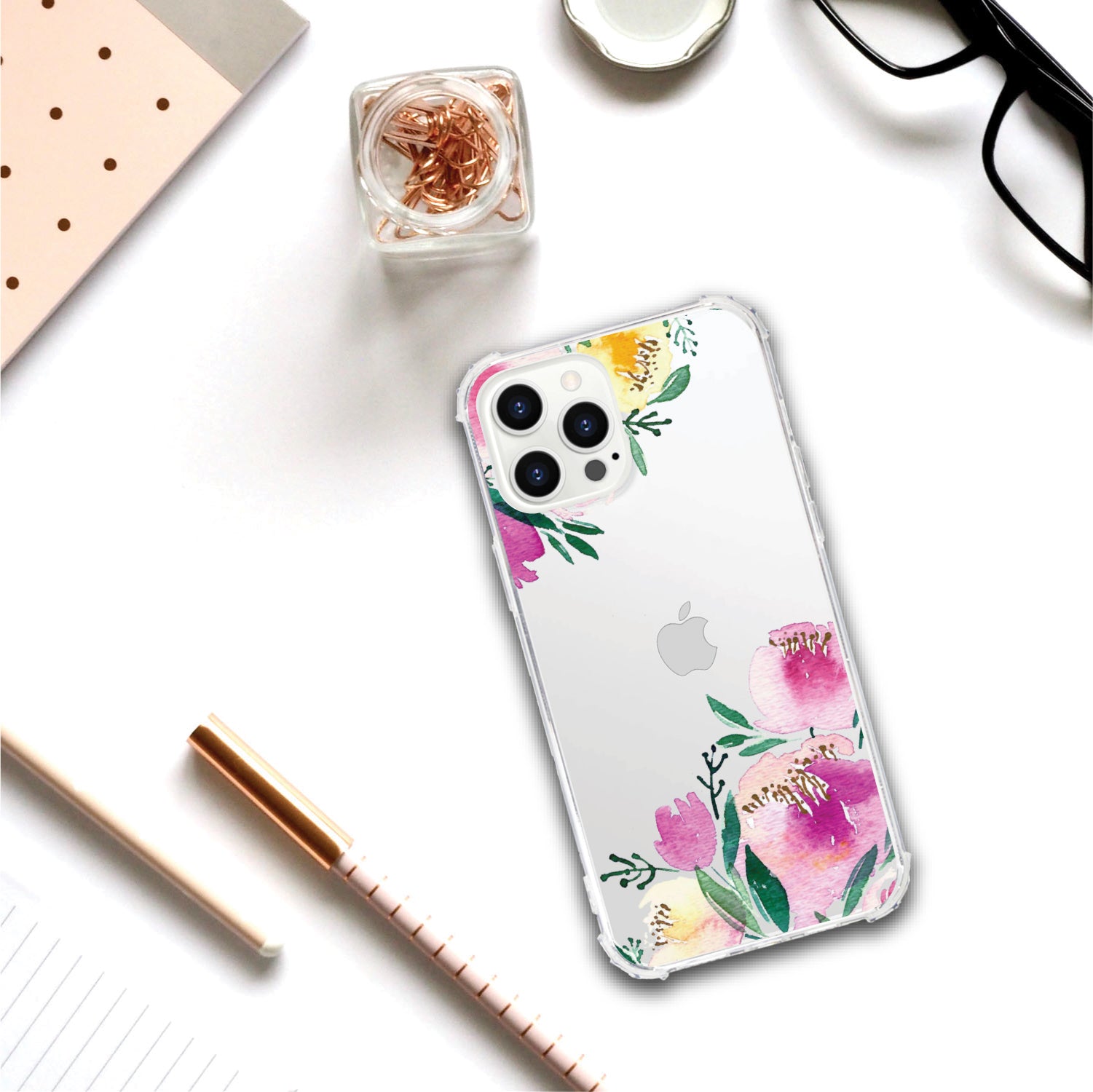 OTM Essentials | Peonies Corners Phone Case