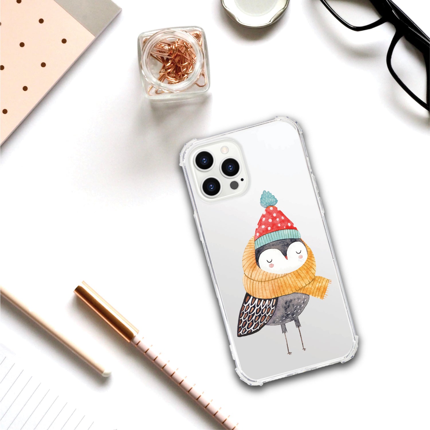 OTM Essentials | Winter Owl Phone Case