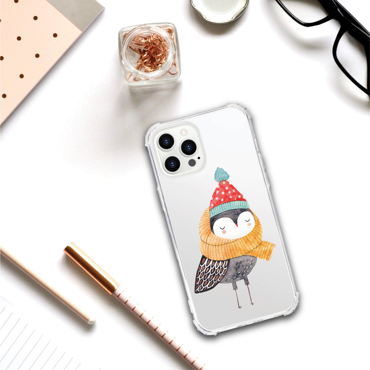 OTM Essentials | Winter Owl Phone Case