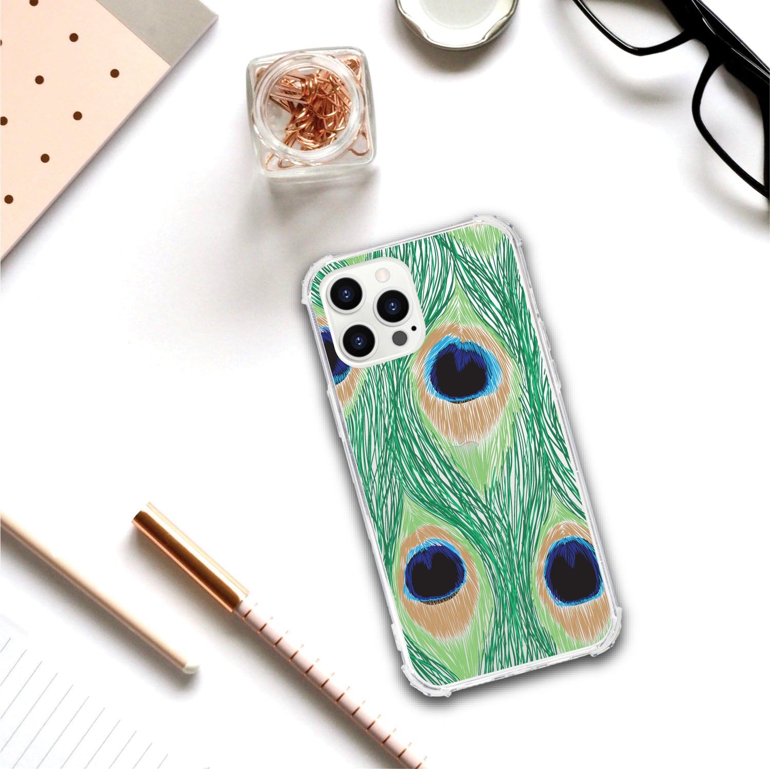 OTM Essentials | Feathers Peacock Phone Case