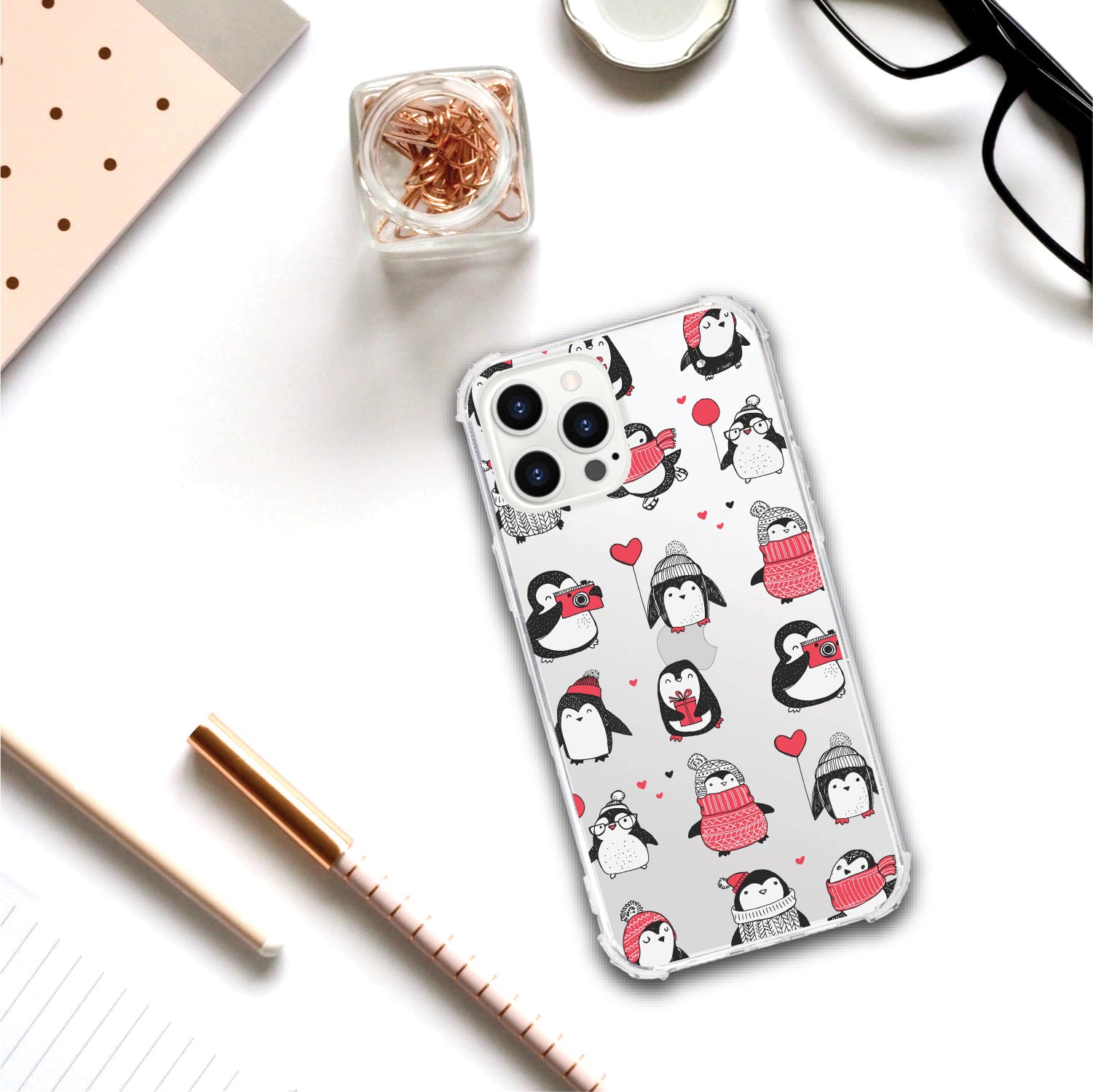 OTM Essentials | Playful Penguins Phone Case