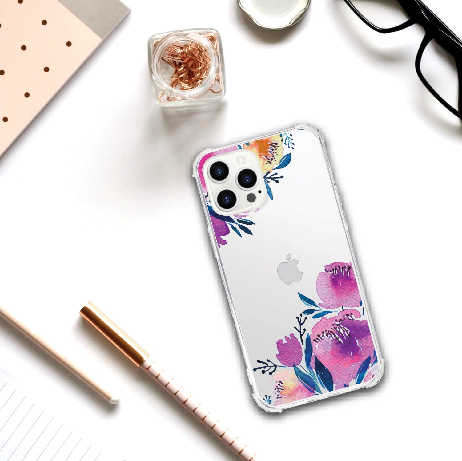 OTM Essentials | Peonies Corners Phone Case