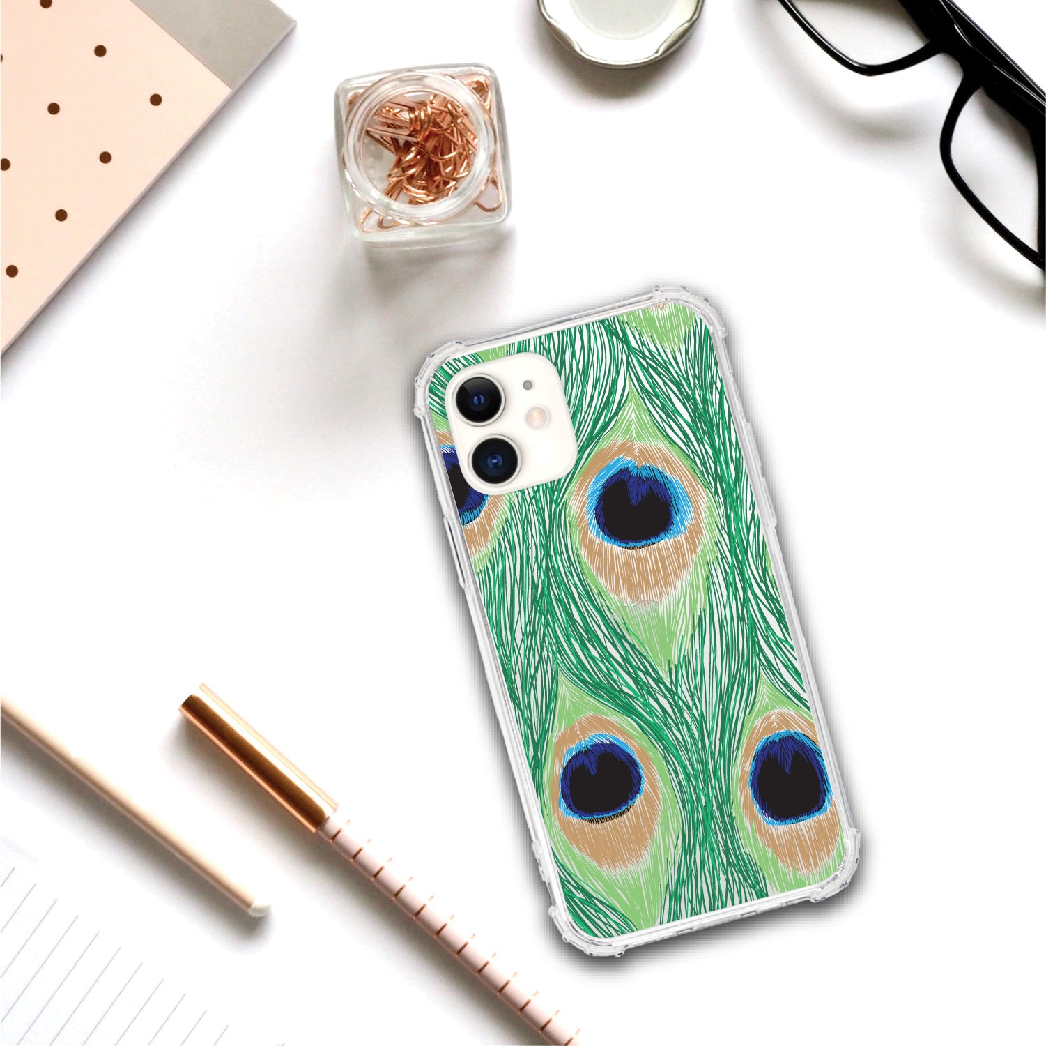 OTM Essentials | Feathers Peacock Phone Case